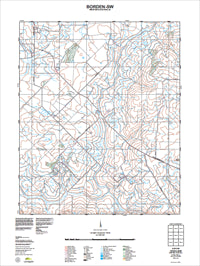 2529-I-SW Borden Topographic Map by Landgate 2011