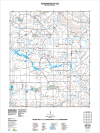 2529-IV-SE Kebaringup Topographic Map by Landgate 2011