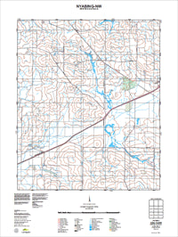 2530-IV-NW Nyabing Topographic Map by Landgate 2011