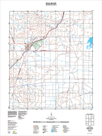 2532-IV-SE Kulin Topographic Map by Landgate 2011