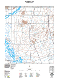 2535-III-NW Nukarni Topographic Map by Landgate 2011