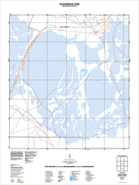 2544-II-SW Nannine Topographic Map by Landgate 2011