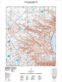 2628-IV-NE Haul Off Rock Topographic Map by Landgate 2011
