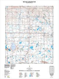 2629-II-NE Mount Groper Topographic Map by Landgate 2011