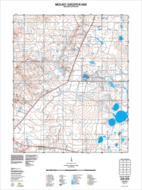 2629-II-NW Mount Groper Topographic Map by Landgate 2011