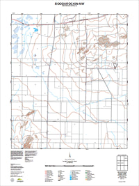 2635-I-NW Boodarockin Topographic Map by Landgate 2011