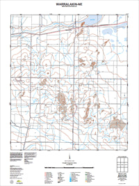 2635-IV-NE Warralakin Topographic Map by Landgate 2011