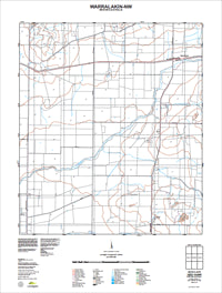 2635-IV-NW Warralakin Topographic Map by Landgate 2011