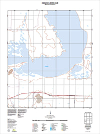 2636-II-SE Highclere Topographic Map by Landgate 2011