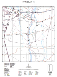 2657-III-SE Port Hedland Topographic Map by Landgate 2011