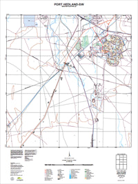 2657-III-SW Port Hedland Topographic Map by Landgate 2011