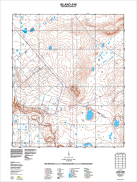 2729-I-SW Bland Topographic Map by Landgate 2011