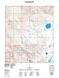 2729-IV-NE Darlingup Topographic Map by Landgate 2011