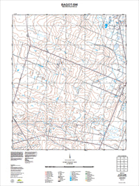 2730-I-SW Bagot Topographic Map by Landgate 2011