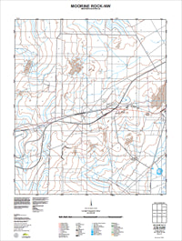 2735-III-NW Moorine Rock Topographic Map by Landgate 2011