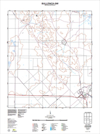 2736-III-SW Bullfinch Topographic Map by Landgate 2011