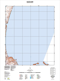 2829-III-NW Hood Topographic Map by Landgate 2011