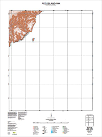 2829-I-NW Red Island Topographic Map by Landgate 2011