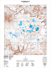 2830-III-SE Drummond Topographic Map by Landgate 2011