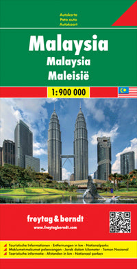 Malaysia Road Map by Freytag & Berndt (2013)