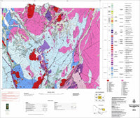 SJ55-03 Tallangatta VIC Geological Map (2nd Edition) (1997)
