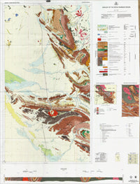 Devils Marbles Region NT Geological Map (1st Edition) (1987)