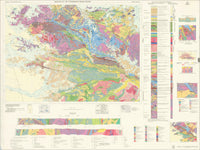 Strangeways Range Region NT Geological Map (1st Edition) (1984)