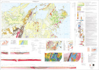SD5303, SD5304 Arnhem Bay-Gove NT Geological Map (2nd Edition) (1997)
