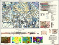 SE5211 Birrindudu NT Geological Map (2nd Edition) (2011)