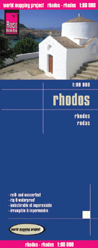 Rhodes Road Map (2nd Edition) by Reise Know-How (2009)