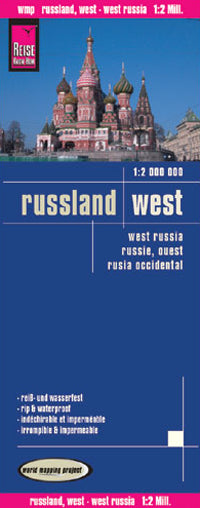Russia West Road Map (4th Edition) by Reise Know-How (2015)