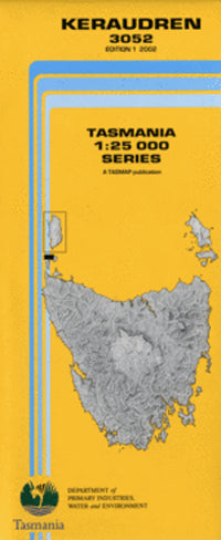 3052 Keraudren Topographic Map (1st Edition) by TasMap (2002)