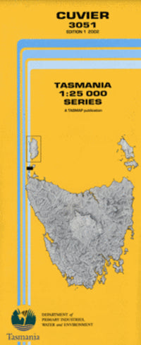 3051 Cuvier Topographic Map (1st Edition) by TasMap (2002)