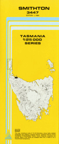 3447 Smithton Topographic Map (1st Edition) by TasMap (1984)