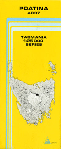 4837 Poatina Topographic Map (1st Edition) by TasMap (1982)