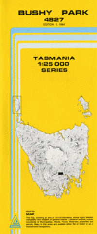 4827 Bushy Park Topographic Map (1st Edition) by TasMap (1984)
