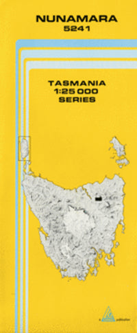 5241 Nunamara Topographic Map (1st Edition) by TasMap (1983)