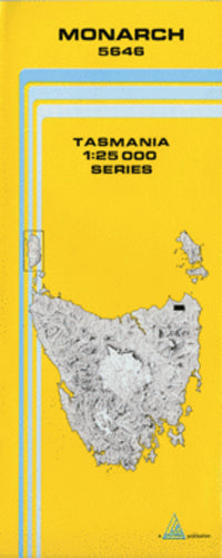 5646 Monarch Topographic Map (1st Edition) by TasMap (1982)