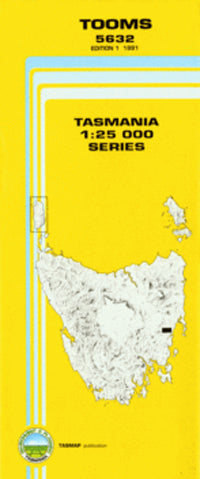 5632 Tooms Topographic Map (1st Edition) by TasMap (1991)