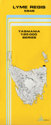 5848 Lyme Regis Topographic Map (1st Edition) by TasMap (1981)