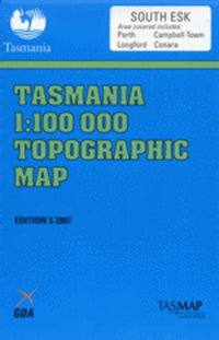 8314 South Esk TAS Topographic Map (5th Edition) by TasMap (2007)