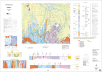 SJ55-01 Bendigo VIC Geological Map (3rd Edition) (2001)