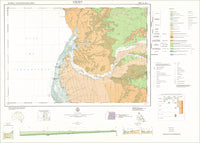 SD54-07 Aurukan QLD Geological Map (1st Edition) (1977)