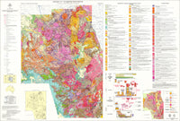SE54-12, SE54-16 Georgetown Region QLD Geological Map (1st Edition) (1985)