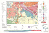 SF55-01 Hughenden QLD Geological Map (1st Edition) (1974)