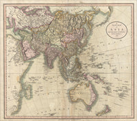 1806 Asia Historical Map