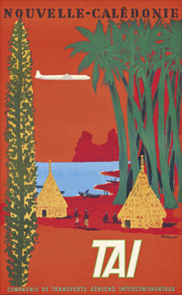 Vintage Travel Poster: Visit New Caledonia