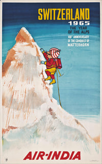 Vintage Travel Poster: Visit Switzerland 1