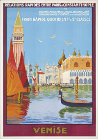 Vintage Travel Poster: Visit Venice, Italy 4