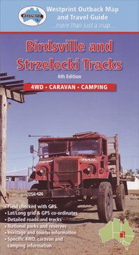Birdsville & Strzelecki Tracks Road Map (7th Edition) by Westprint (2011)